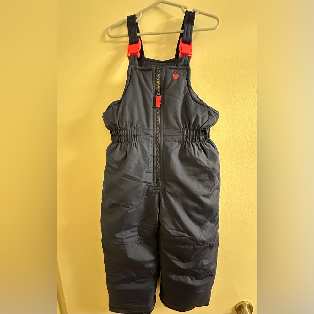 Carters snowsuit Classic solid snow bib size 4T